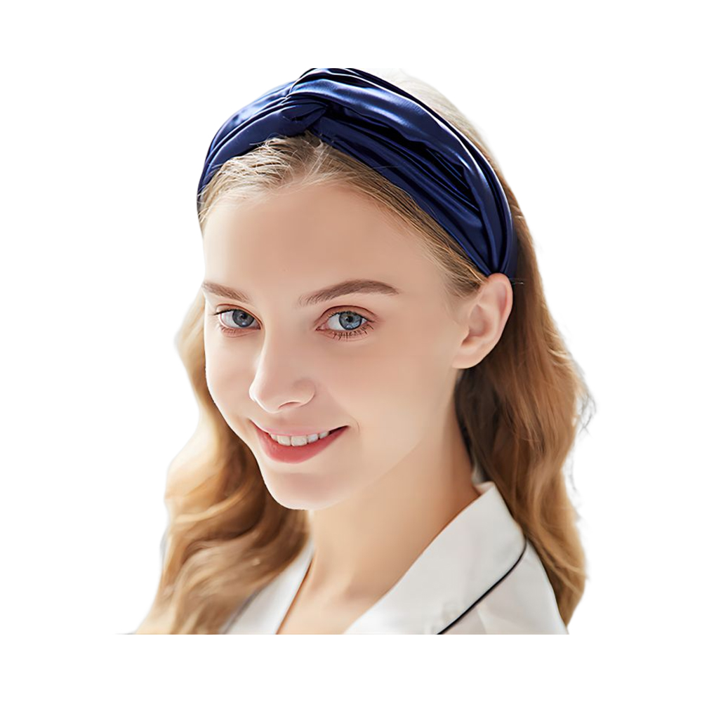 Băng đô satin băng đô turban mượt mà cho phụ nữ phụ kiện quấn tóc cô gái